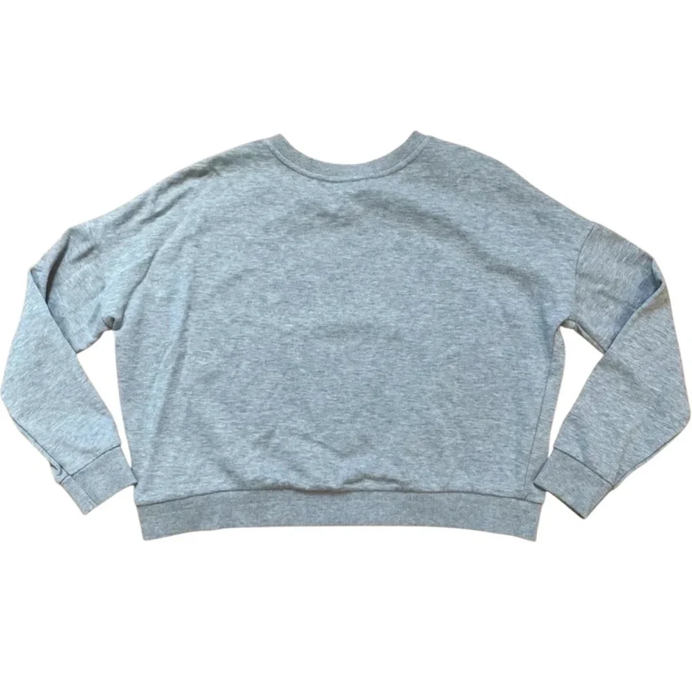Justice Girls Gray Ice Cream Sequin Sweatshirt Size 18/20